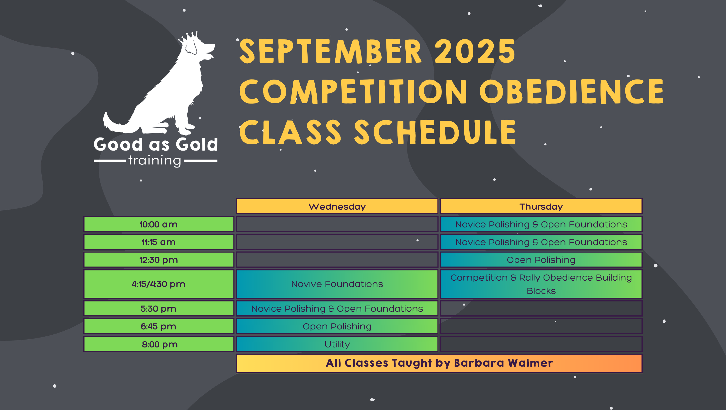 Competition Obedience