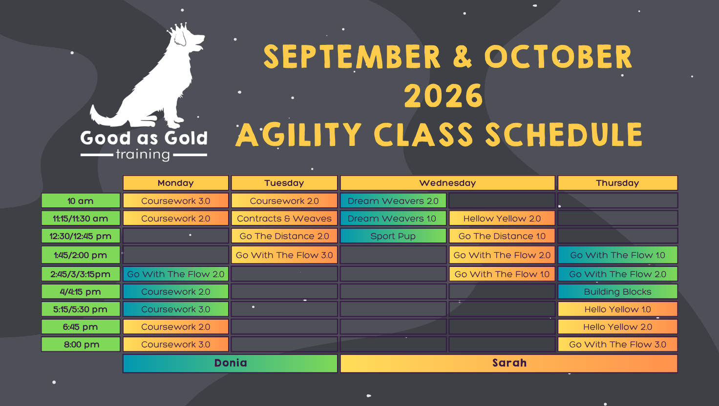 Copy of GAG Class Schedules - July & August 2026